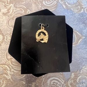 Gold Horse Pendant Charm